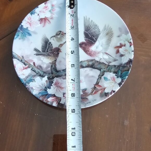Lena Liu Collectible Plate Mint Condition Song Birds Melody At Daybreak - Picture 2 of 3